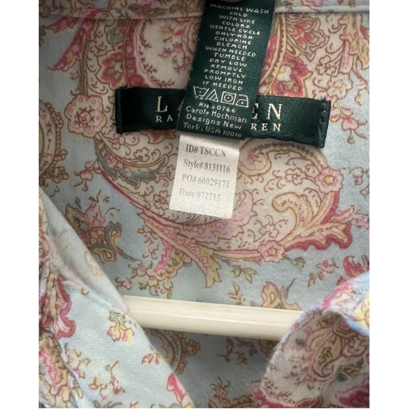 Lauren Ralph Lauren Paisley Cotton Tunic / Nightshirt – Size M
Style #8131116 - Picture 6 of 7